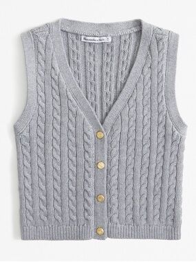 Abercrombie knitted vest top.